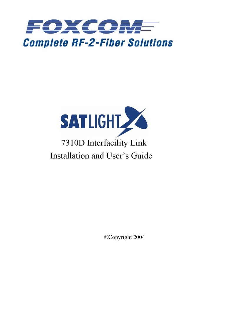 Foxcom SatLight 7310D User manual