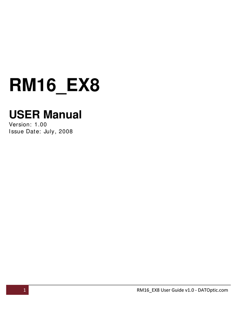 Dat Optic RM16_EX8 user manual