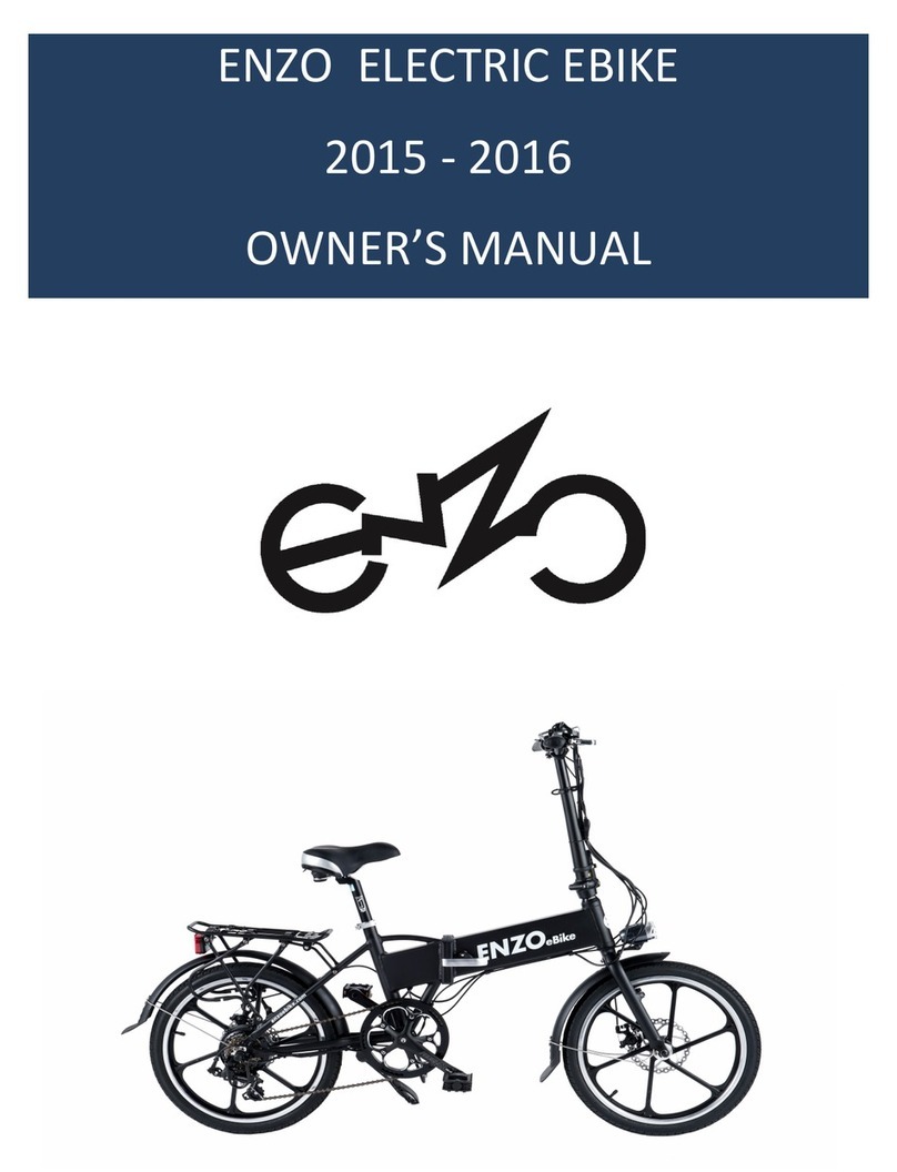 Enzo eBike enzo 2015 owner's manual
