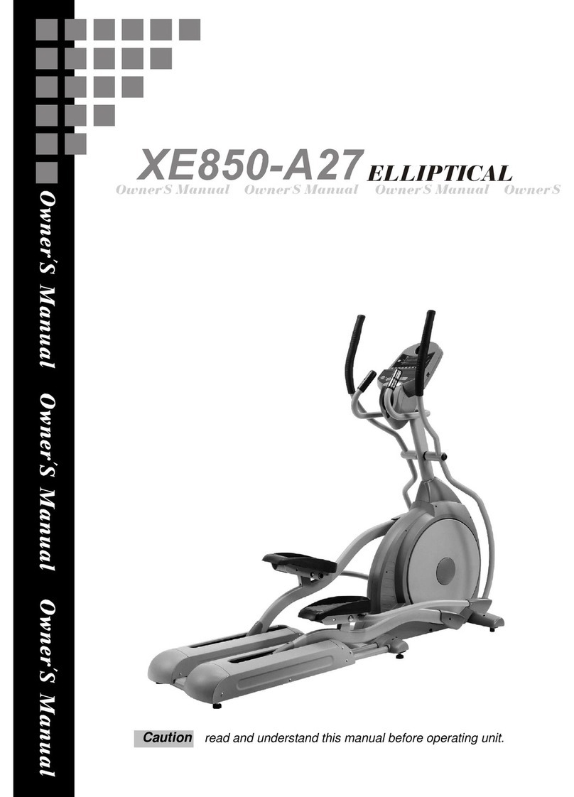 Spirit XE850-A27 owner's manual