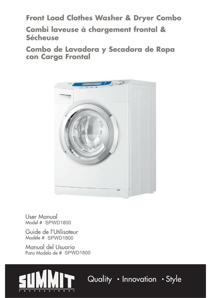 Summit SPWD1800 User manual