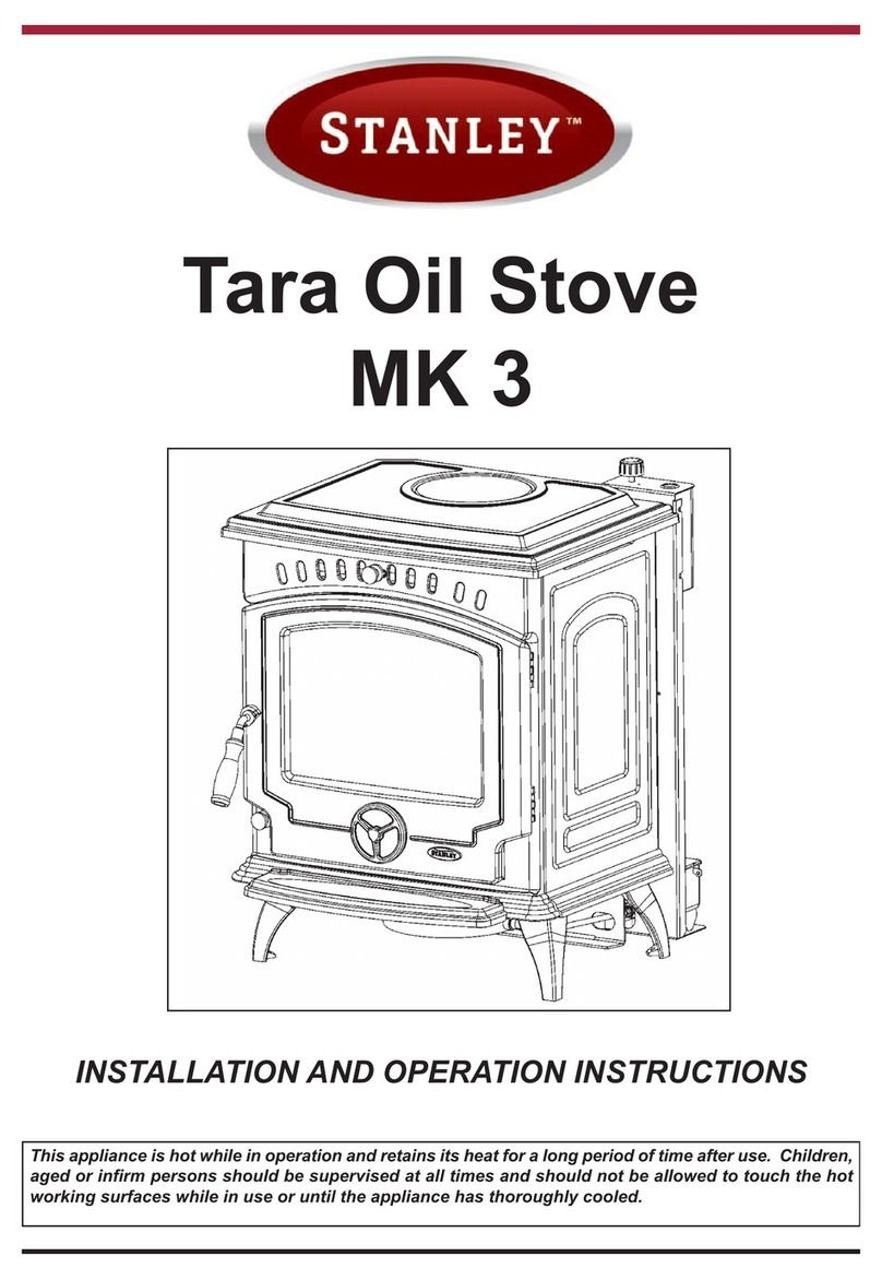 Stanley Tara Mk3 Installation and operation instructions
