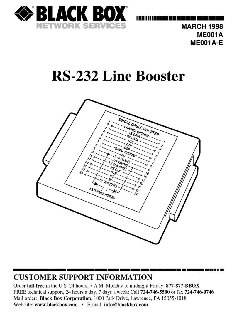 Black Box USB Director RS-232 User manual Black Box USB Director RS-232 User manual