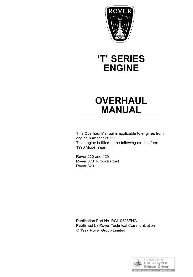 Rover T Series User manual