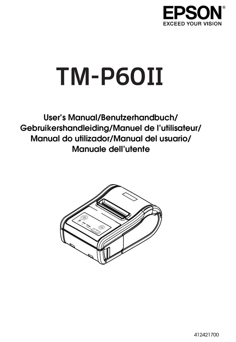 Epson TM-P60II User manual