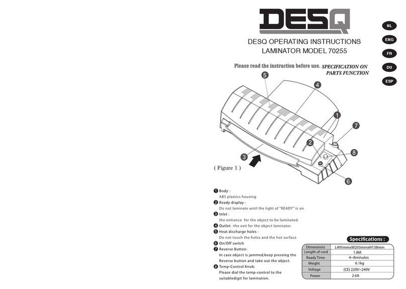 DesQ 70255 operating instructions