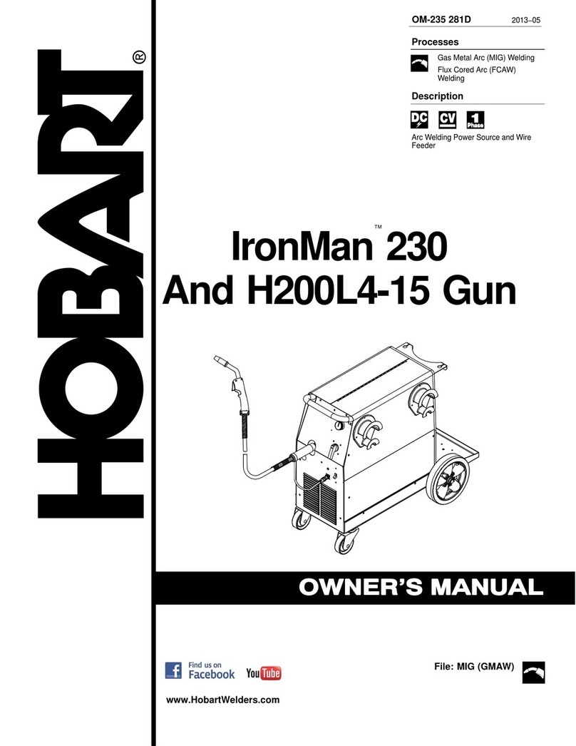 Hobart H200L4-15 User manual