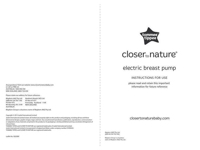 Tommee Tippee closer to nature Instructions for use