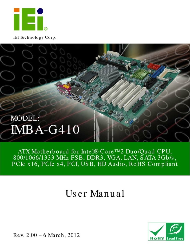 IEI Technology IMBA-G410 User manual IEI Technology IMBA-G410 User manual