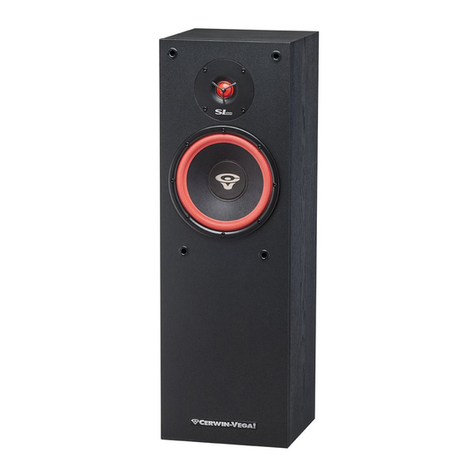 Cerwin-Vega SL-5M owner's manual