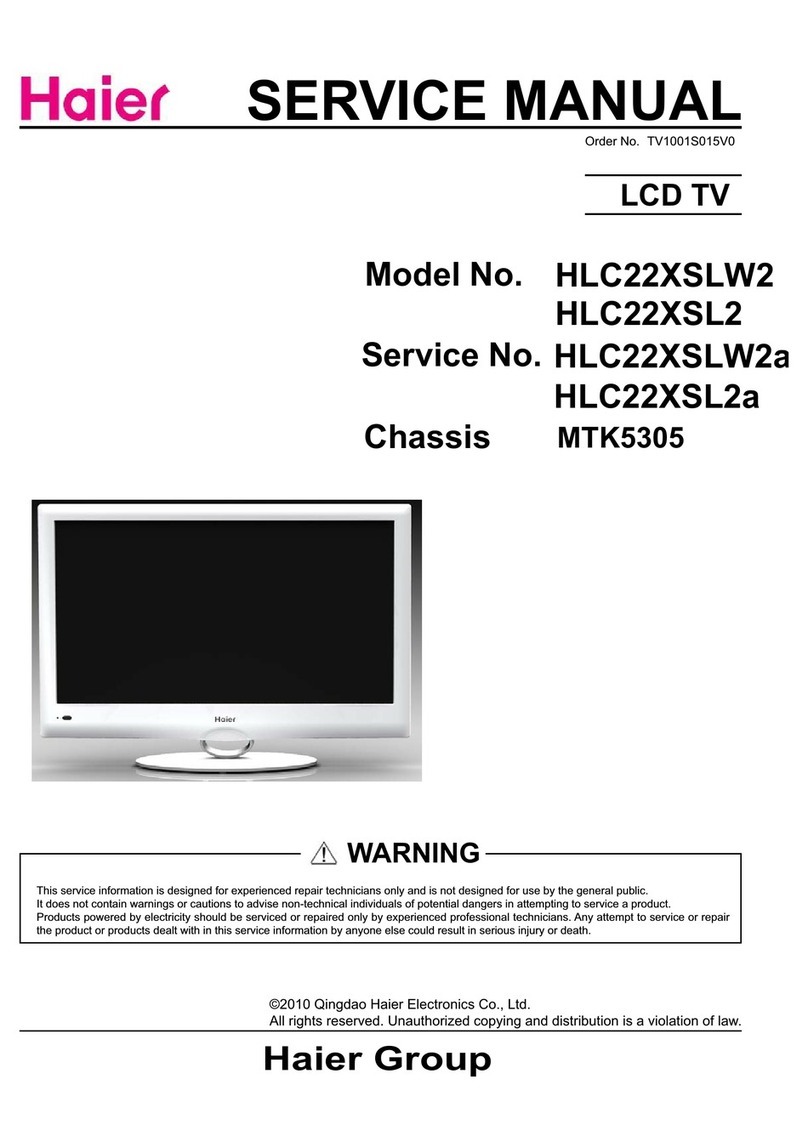 Haier HLC22XSLW2 User manual Haier HLC22XSLW2 User manual