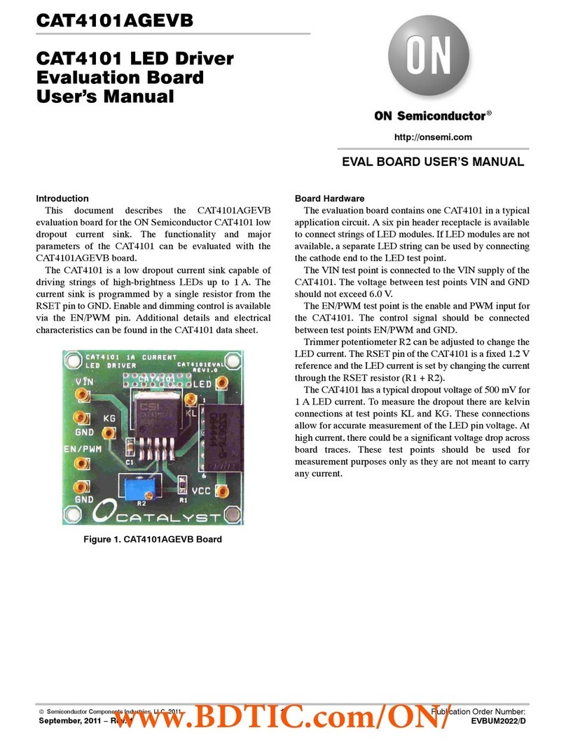 ON Semiconductor CAT4101 User manual ON Semiconductor CAT4101 User manual
