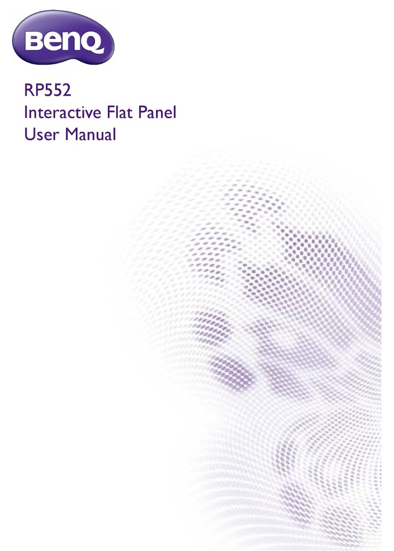 BenQ RP552 User manual