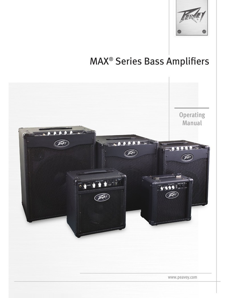 Peavey Performance Series User manual Peavey Performance Series User manual
