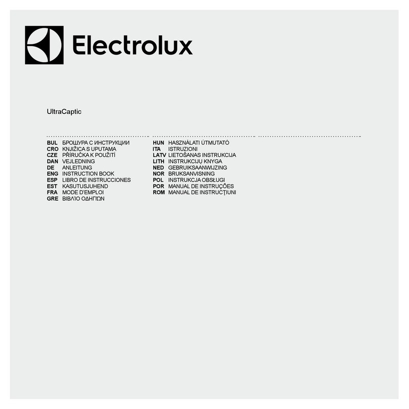 Electrolux ultracaptic User manual