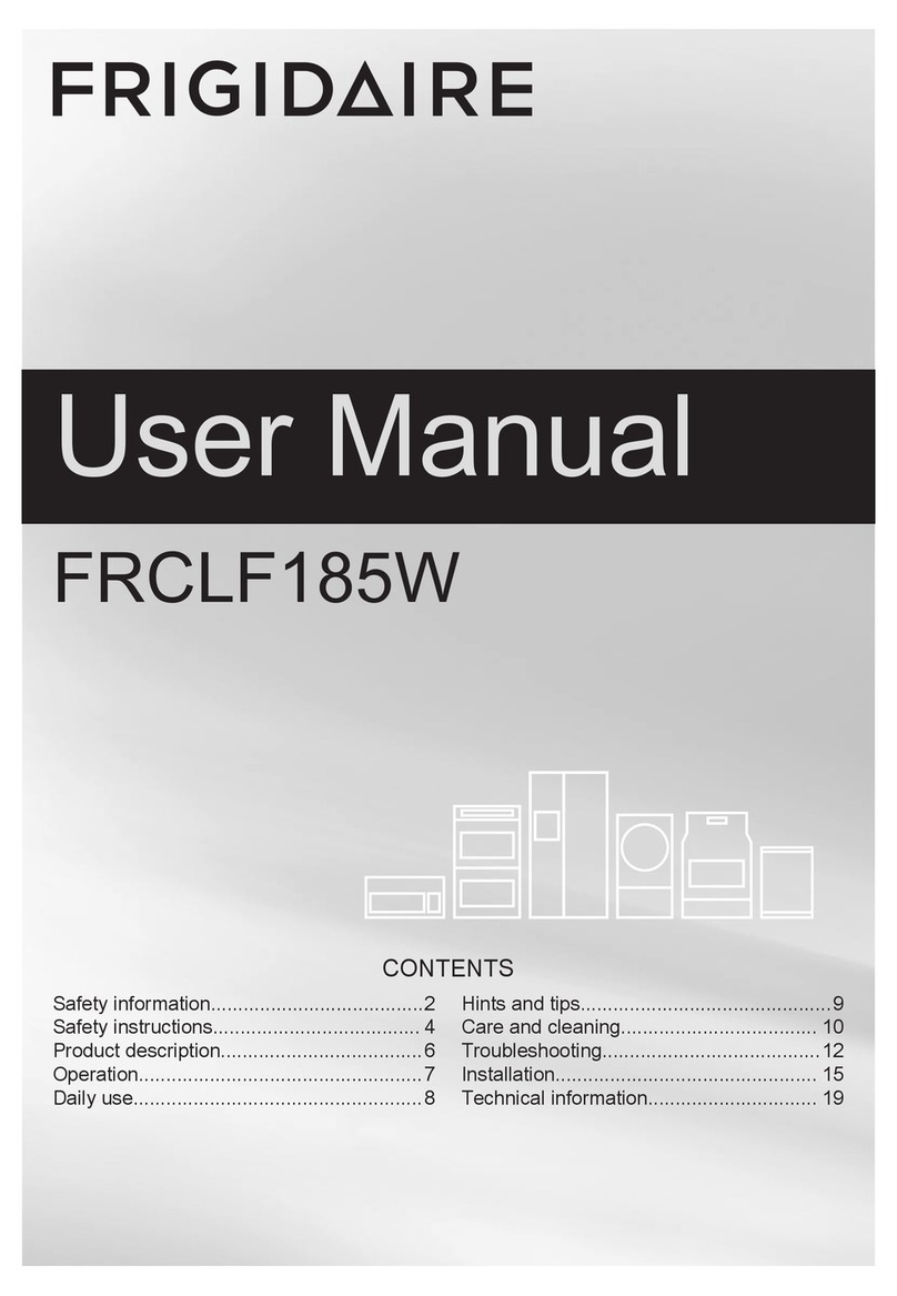 Frigidaire FRCLF185W user manual Frigidaire FRCLF185W user manual