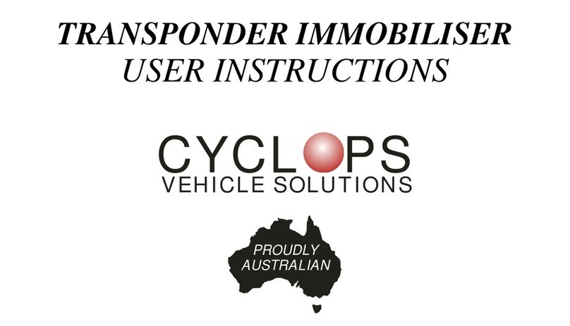 CYCLOPS Paralyzer 205 User instructions CYCLOPS Paralyzer 205 User instructions