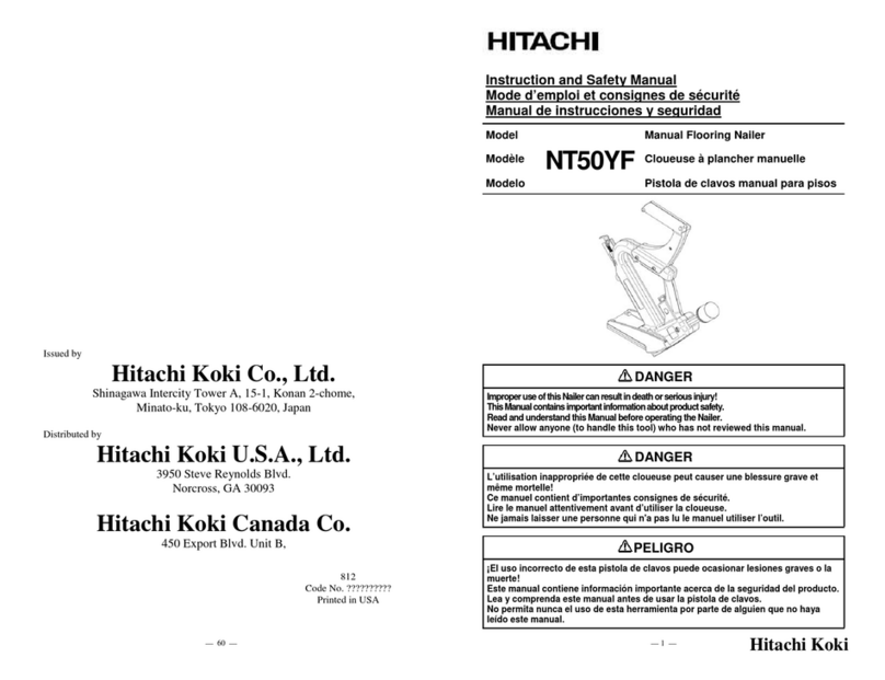 Hitachi NT50YF Instruction Manual