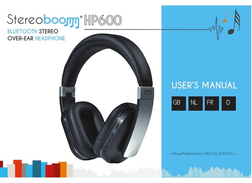 Stereoboomm HP600 user manual