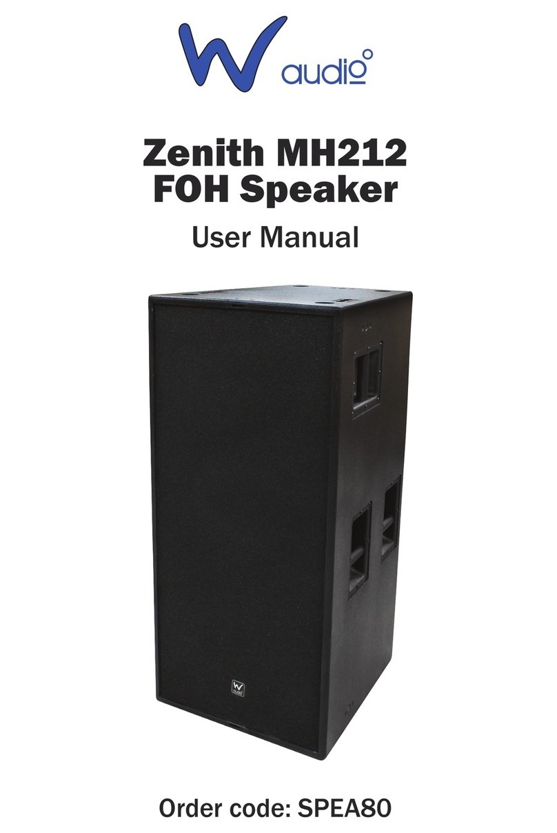Waudio Zenith MH212 user manual