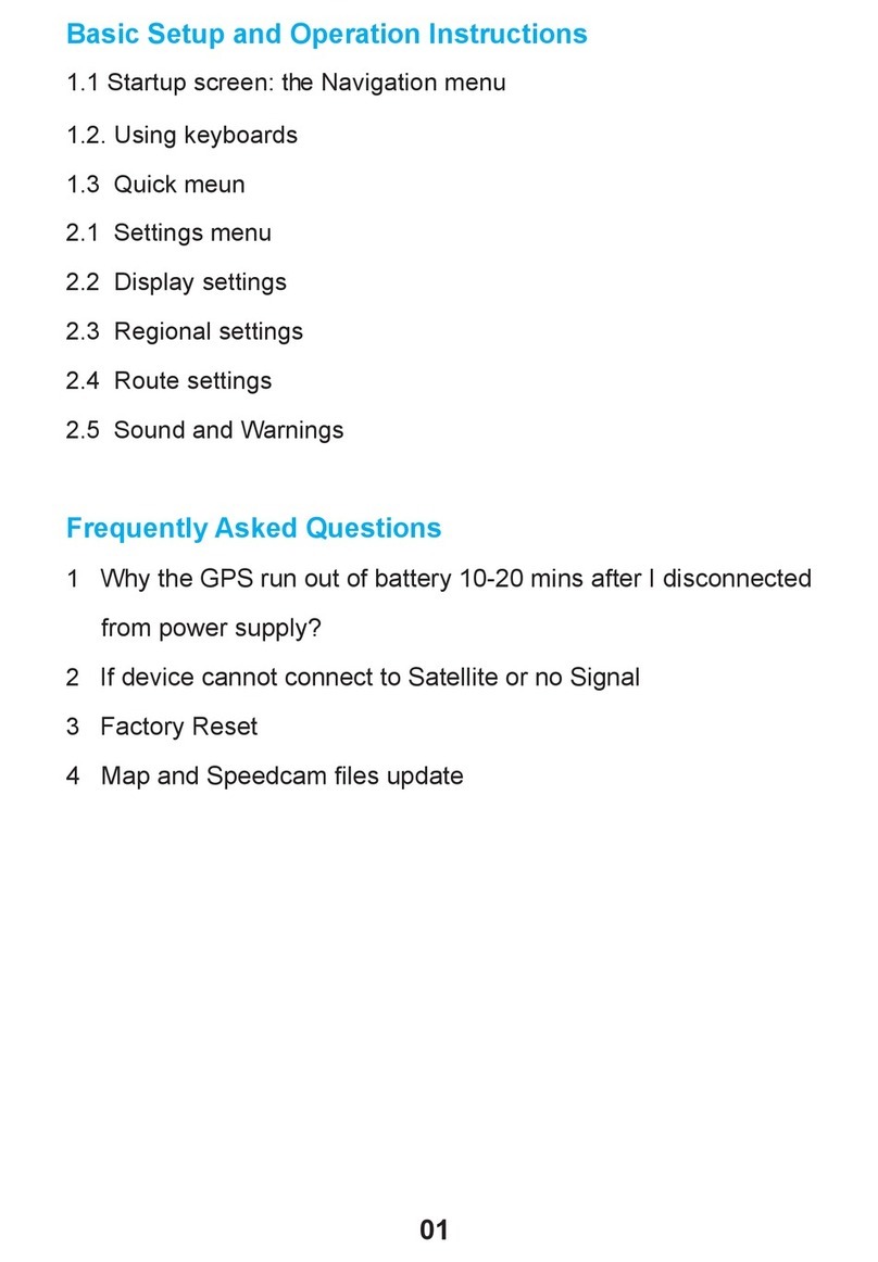 Misuta GO 5500 Setup and operation instructions