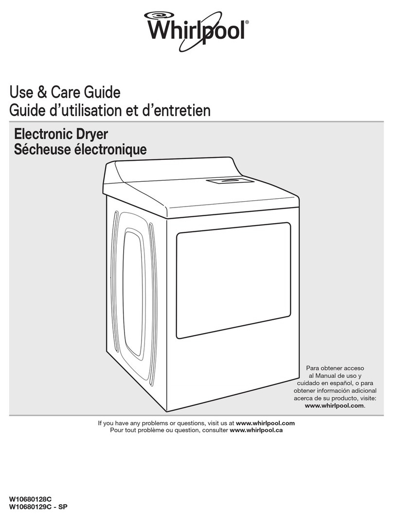 Whirlpool WED7000DW User manual