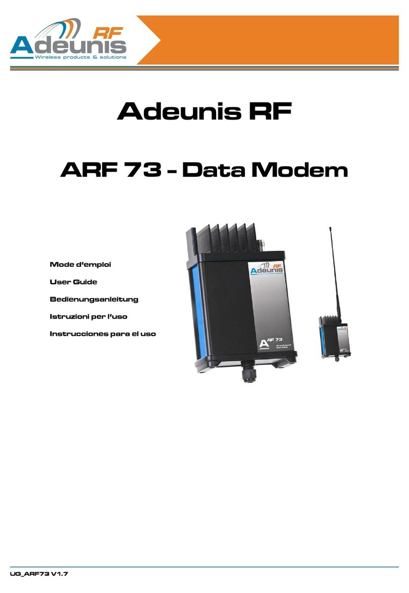 Adeunis RF ARF 73 user guide