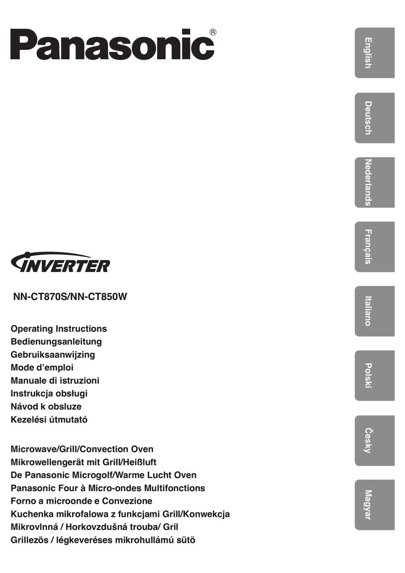 Panasonic NN-CT870S User manual