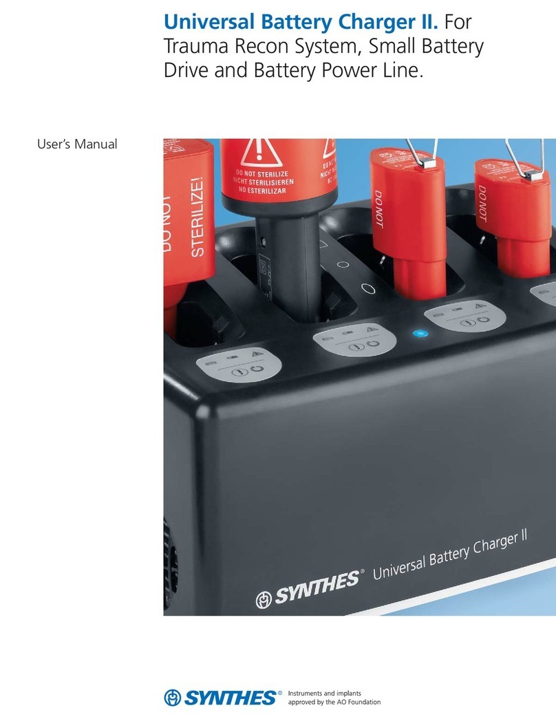 Synthes Universal Battery Charger II user manual