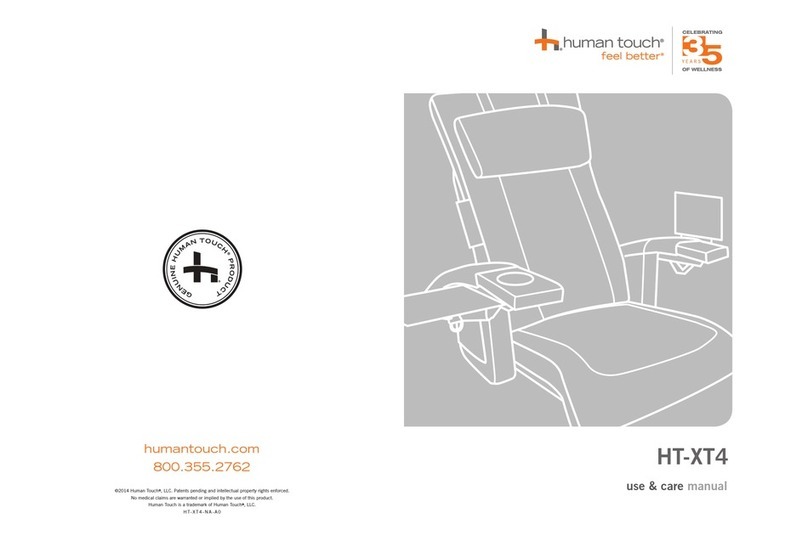 Human Touch HT-XT4 Use & care manual