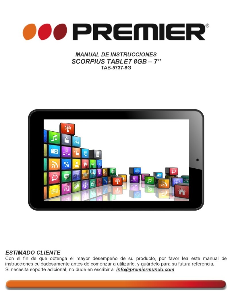 Premier TAB-5737-8G User manual Premier TAB-5737-8G User manual