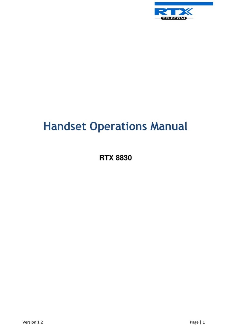 RTX 8830 Operation manual