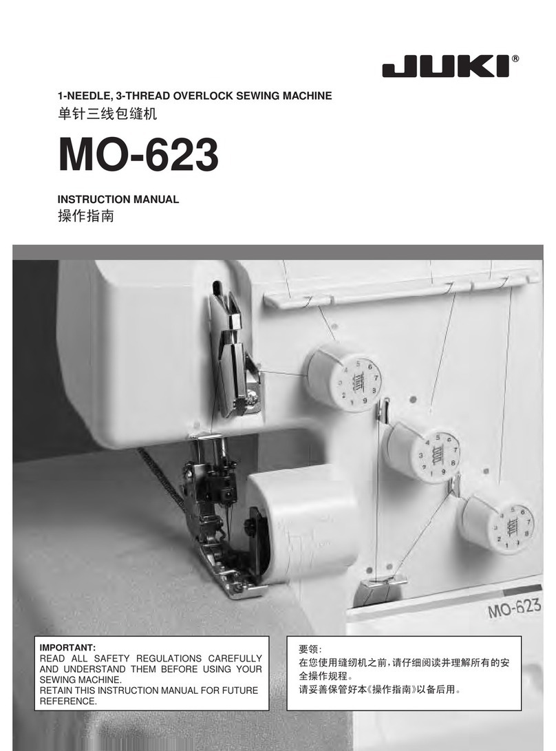 JUKI MO-623 instruction manual