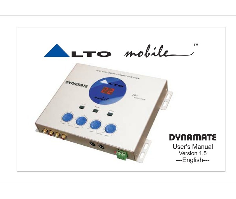Alto DYNAMATE user manual
