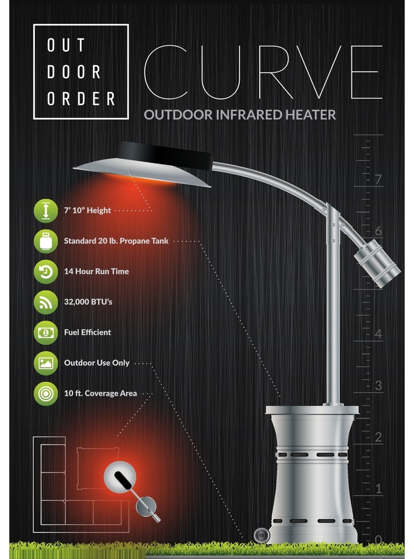 Outdoor Order Curve MTC-CURVE-GM-LP owner's manual