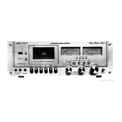 Marantz 5025 user manual