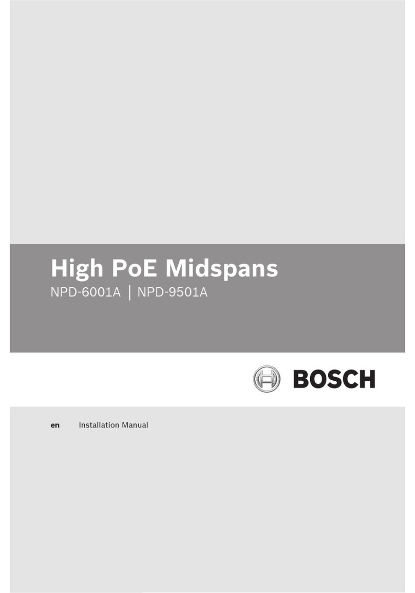 Bosch NPD-6001A installation manual