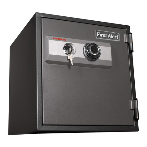 First Alert FIRE THEFT SAFE 2054F How to use