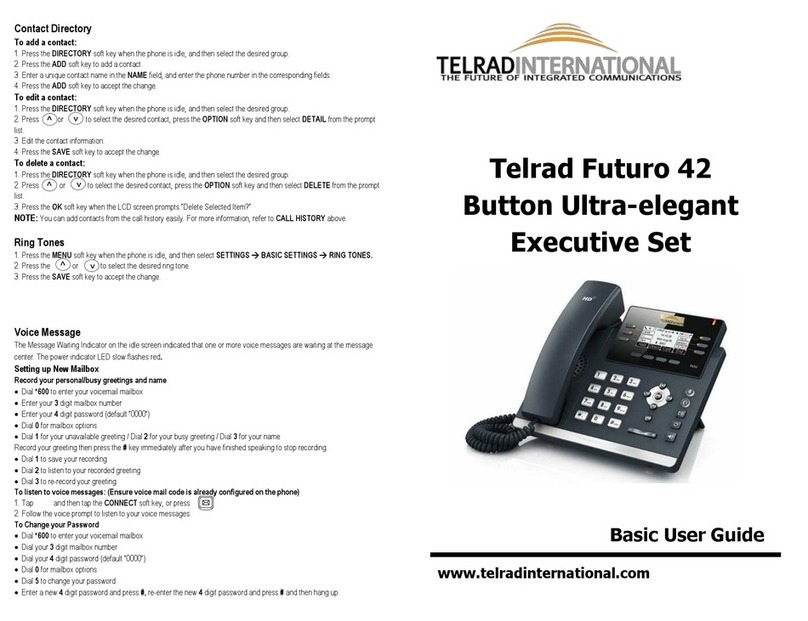 Telrad Futuro Basic user's guide
