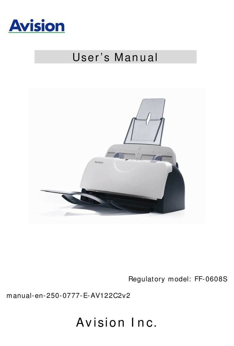 Avision FF-0608S user manual