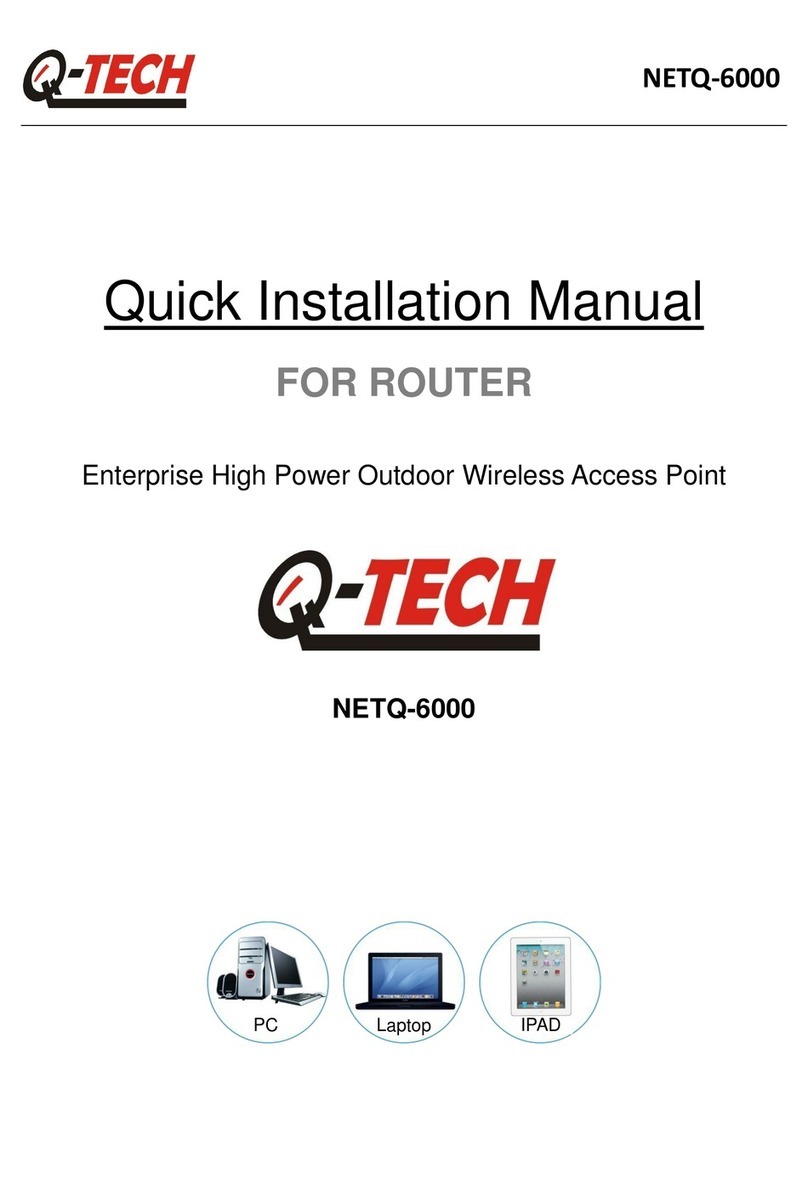 q-Tech NETQ-6000 Operating and maintenance instructions