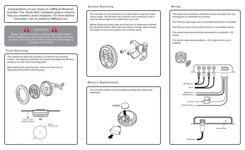 MB QUART N1-RFBT Instruction Manual