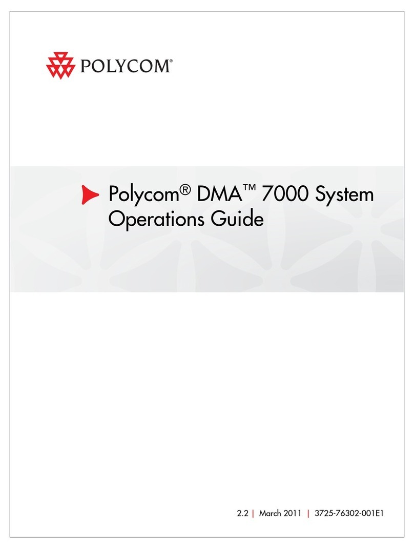 Polycom DMA 7000 User manual Polycom DMA 7000 User manual