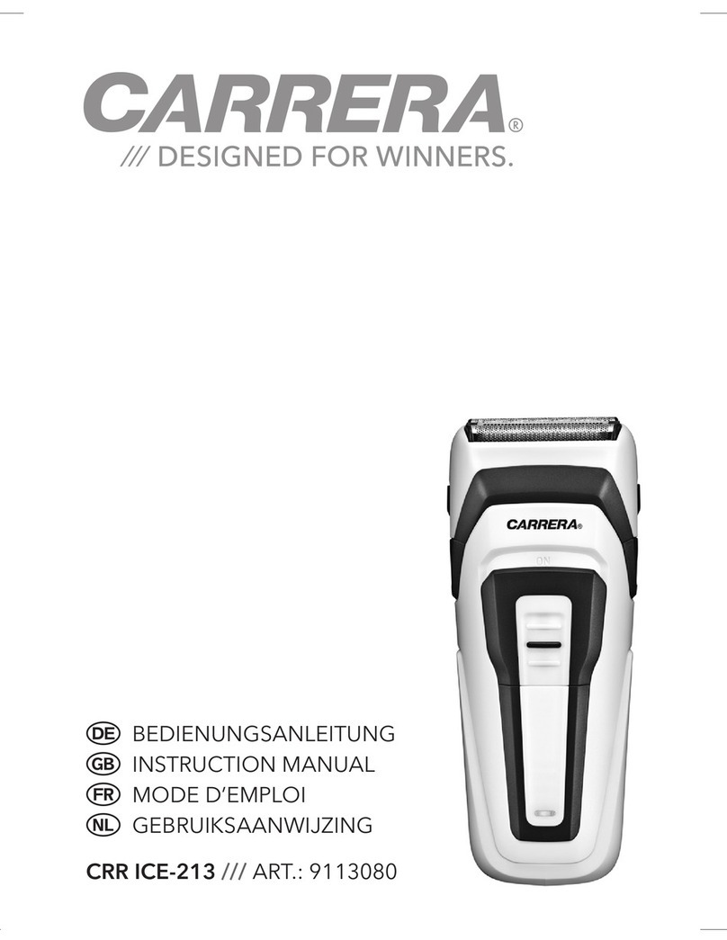 Carrera CRR ICE-213 instruction manual