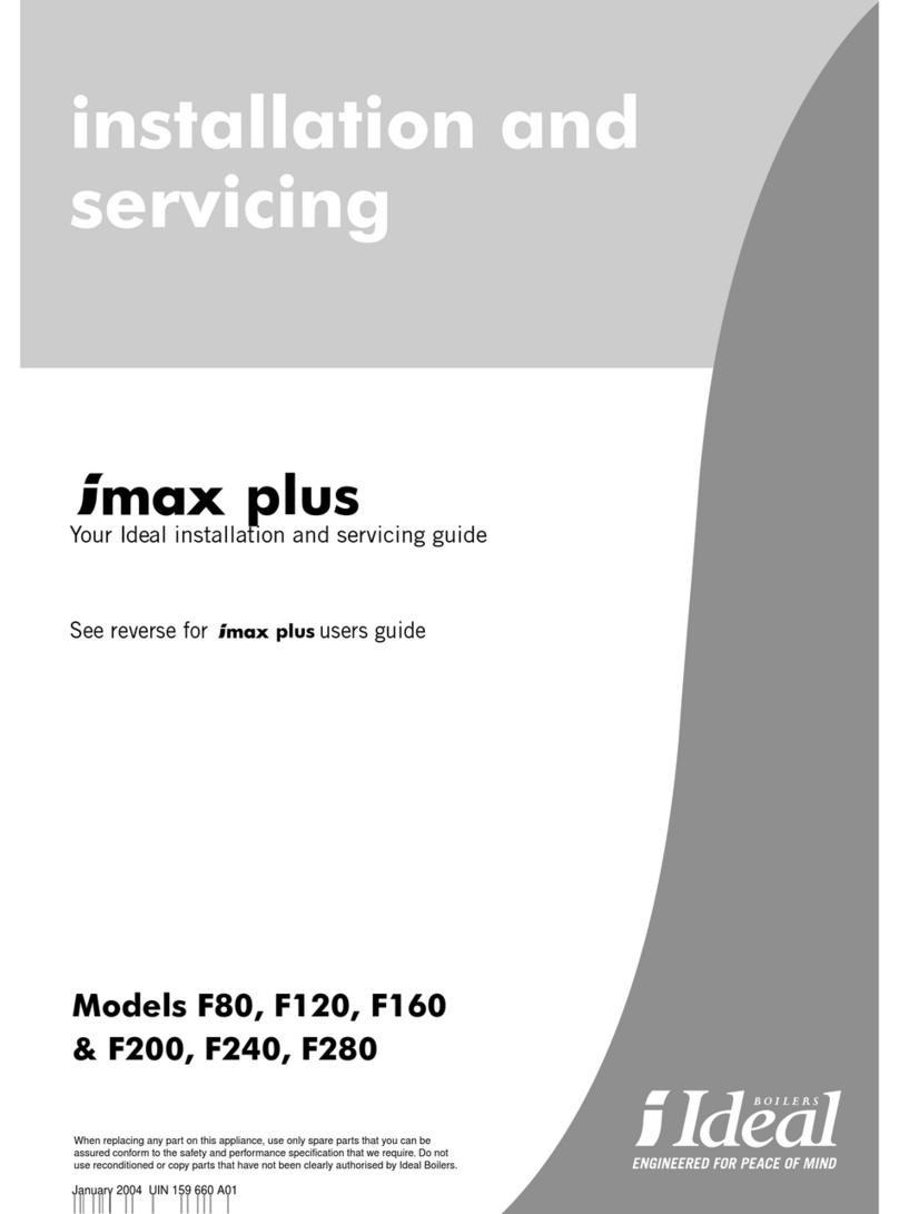 IDEAL imax plus F80 User manual
