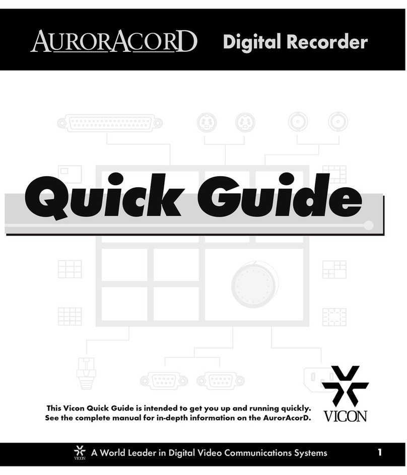 Vicon AurorAcord User manual