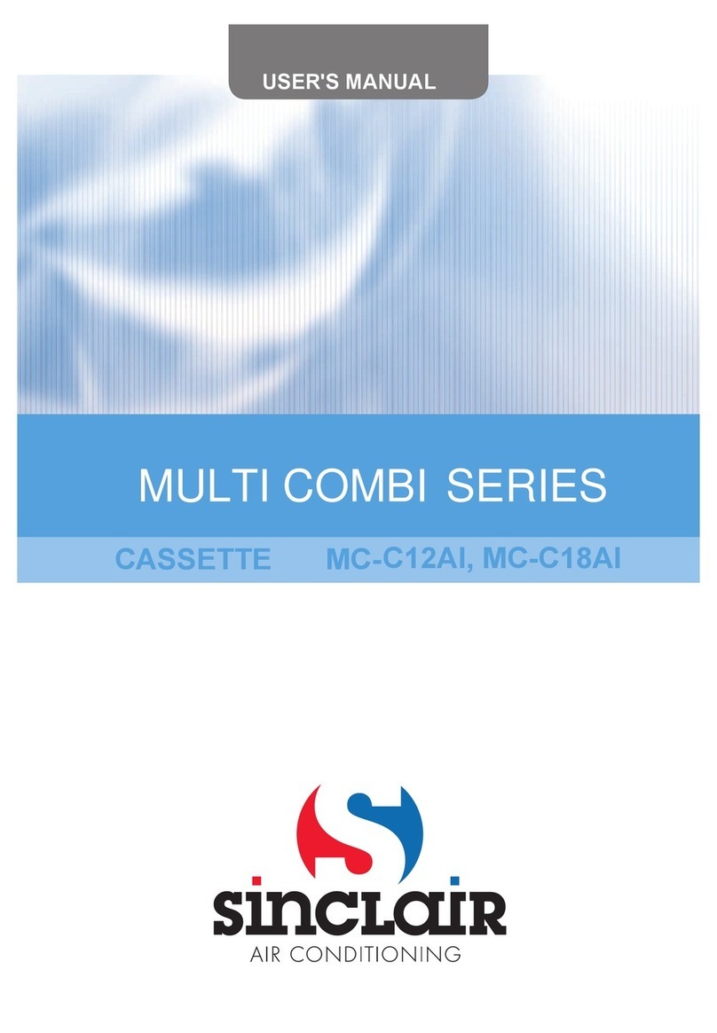 Sinclair MC-C12AI User manual
