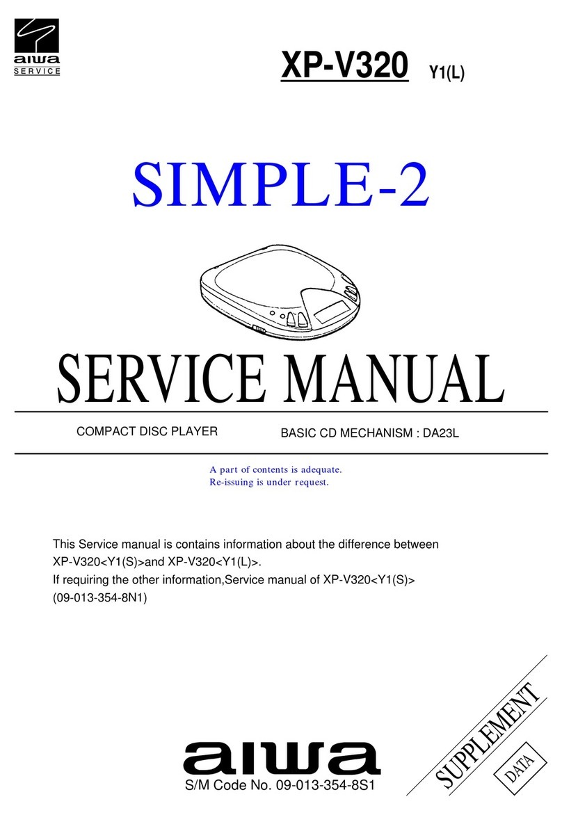 Aiwa XP-V320 User manual