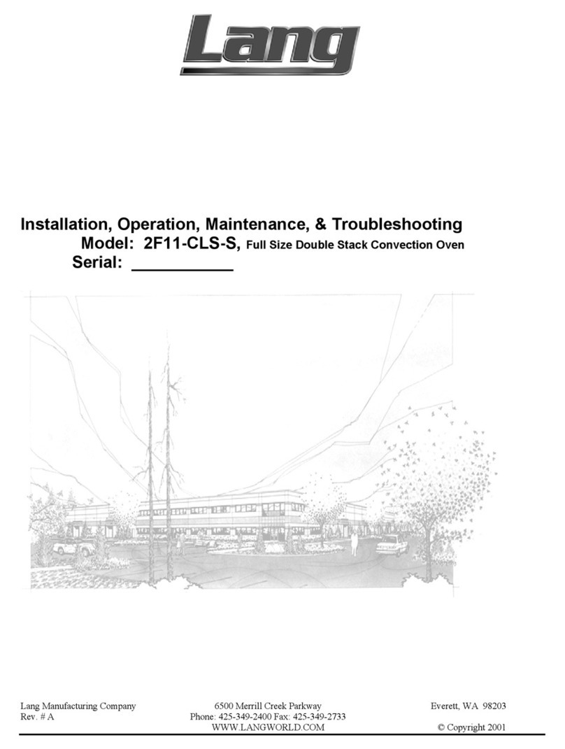 Lang 2F11-CLS-S Installation, operation, maintenance, & troubleshooting