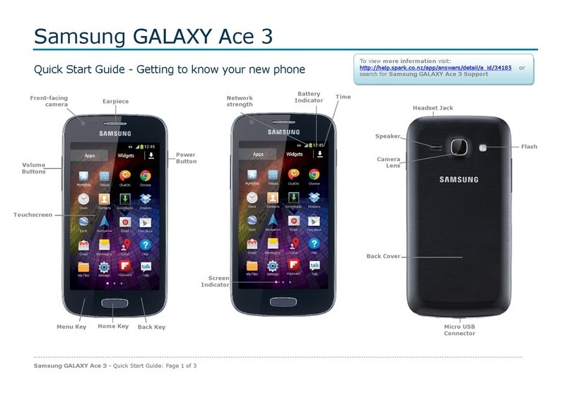 Samsung GALAXY Ace 3 User manual